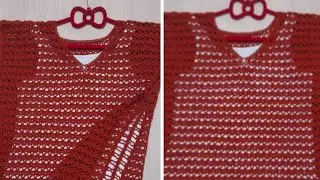 Baharlık bluz 2.bölüm. #örgü #handmade #orgu #kesfet #diy #tigisi #knitting