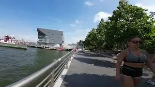 Прогулка на пирсе Gansevoort Peninsula