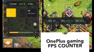 Inbuilt FPS counter in OnePlus phones | GPU CPU Temperature | OnePlus gaming mode.