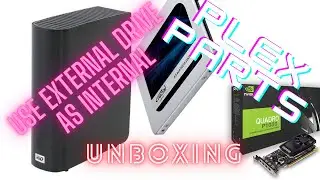 Remove WD hard drive housing and Quadro p1000 unboxing