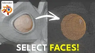 How to Select Faces in Blender in 1 Minute!