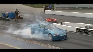 Outlaw Honda delsol goes 9.62 @ 165.28 mph