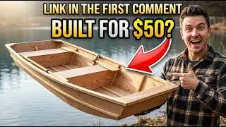 Extreme Flat Bottom Boat Build from Scratch on a Micro Budget Step by Step