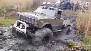 Оффроад Grand Cherokee WJ, УАЗ на тракторах, самоделка 