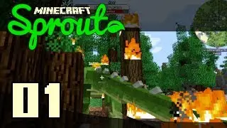 Minecraft | Sprout #1: Don't Poke the Dragon! 🔥