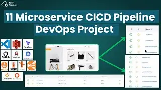 11 Microservice CICD Pipeline DevOps Project | E-Commerce Application | 