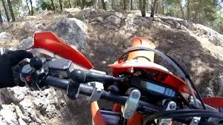 2016 KTM 500 EXC - Tough Climb !