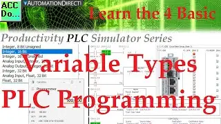 Learn the 4 Basic Variable Types in PLC Programming