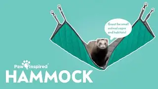Cozy Fleece Hideout For Small Pets | Paw Inspired® Small Animal Hammock