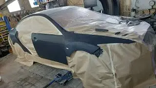 Покраска бампера.Покраска капота Mazda 6