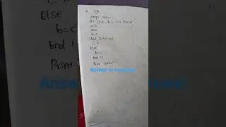 Find pseudo code output