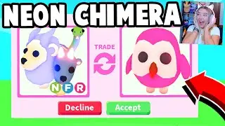 Trading NEON CHIMERA in Adopt Me!