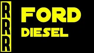 Powerful 7.3 Diesel Engine Sounds Idling - Black Screen