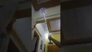 happy always, playing, bermain balon led dirumah saja.