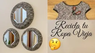 GRAN IDEA PARA RECICLAR ROPA VIEJA / RECICLA Y DECORA TU HOGAR