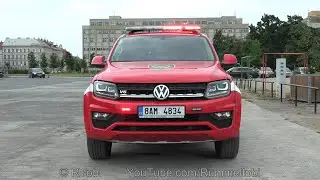 Prague Fire Department - VW Amarok Command Unit - Exterior & Whelen Light Setup [CZ | 10.6.2023]