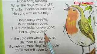 Grade 3 | English | Robin | New Oxford Modern English | Lecture 7