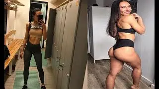 Beautiful Fitness Girl - Sanna Maria - Muscle training girls