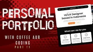 Personal Portfolio Website Using HTML, CSS & JS | Part 1 #webdevtutorial #frontenddevelopment #code