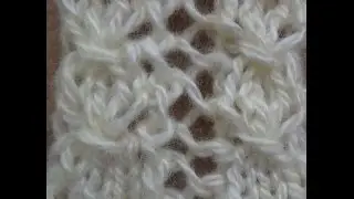 Узор спицами  ВЕРТИКАЛЬНАЯ МЕРЕЖКА. knitting patterns