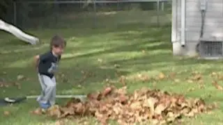 Curving the Pumpkin & Haning out in the Backyard