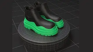 Bottega Veneta Chelsea Boots Turntable #3d #3danimation #3dart #shoes #bottegaveneta #maya