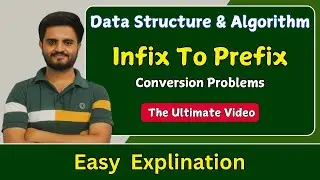 infix to prefix  conversion (with using stack)