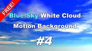 ✅ Green Screen BLUE SKY Video MOTION CLOUDS Background #4 for Chroma Key Effects FULL HD 1080p FREE!