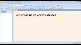 Microsoft Access How To Create Animated Text In Access Using Vba