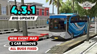 🚚New Update 4.3.1! - Added New Banner and Removed Cars in Bus Simulator Indonesia 🏕 | Bus Gameplay
