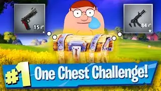 Attempting The *ONE CHEST* Challenge in Fortnite!