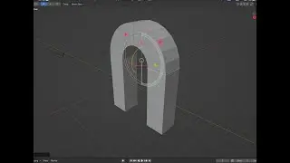 арка в Blender 3D