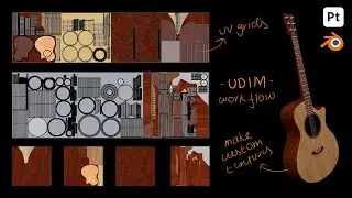 Blender UDIM Workflow for Substance Painter