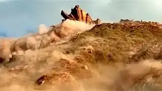 САМЫЕ МАССИВНЫЕ КАМНЕПАДЫ И ОБВАЛЫ снятые на камеру