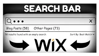 How To Add Search Bar in WIX To Navigate Through Your Website 🔍