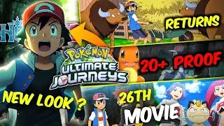 Ash Ketchum Returns New Look 😍 ? Ash Ketchum New Series | 20+ Proof That Ash Will Return | Hindi