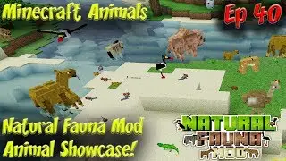 Natural Fauna Mod Animal Showcase v1.51 A ZAWA Mod Addon HD 31 Minecraft Animals Ep40