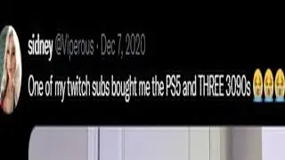 One of my twitch subs bought me the PS5 and THREE 3090s 😭😭😭