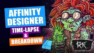 Affinity Designer iPad Pro - Time-lapse & Breakdown (The Alchemist)