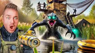 CATCHING the POND MONSTER! AND Saving LOGAN From TURNING Into POND MONSTER!