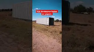 Yük konteynerinden ev yapımı | Başlıyoruz 