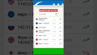 2-МАЙ КУНИ УЧУН ВАЛЮТАЛАР КУРСИ #доллар #рубль #евро #news #shorts
