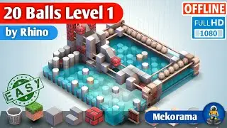 20 Balls Level 1 | by Rhino |Battlekingrhino | Mekorama QR card | Mekorama | Build Level