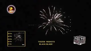 Black Blade - T Sky Fireworks - 200 Gram -TS5258
