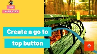 || Creative goto Top button ||   Creating Goto Top Button using CSS & jS ||
