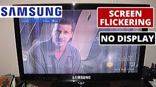 How To Fix SAMSUNG TV Screen Flickering and ON & OFF || TV Display Problems & Repair