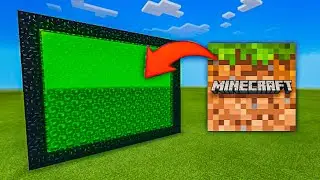 How to Make a PORTAL to MINECRAFT in Minecraft