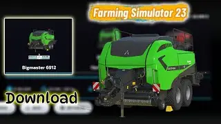 Big Master 6912 Link | Baler mod FS23 | Farming Simulator 23 |#fs23 #baler