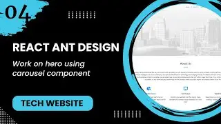 React JS #4 - Work on hero using carousel component