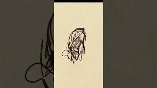 Improvisation portrait drawing